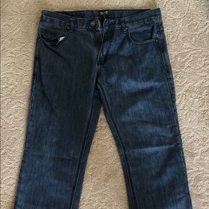 Dark blue men’s jeans